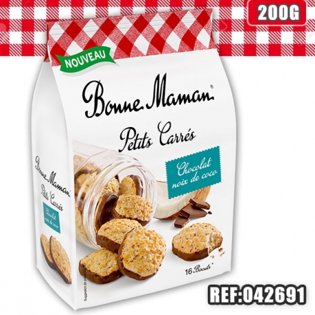 BM PETIT CARRE CHOCO COCO 200G