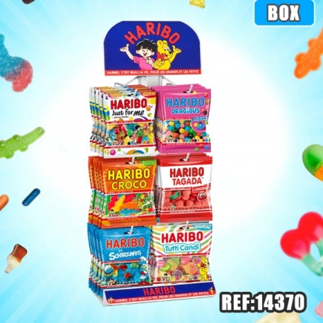 HARIBO SACHETS PRESENTOIR  6 BROCHES