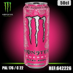 MONSTER ULTRA ROSA 50 CL dont taxe edulc. 0.0202€ht