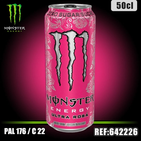 MONSTER ULTRA ROSA 50 CL dont taxe edulc. 0.0202€ht