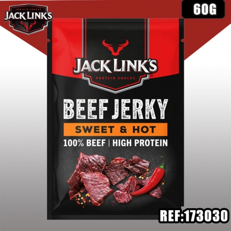 BEEF JERKY 60 G SWEET & HOT
