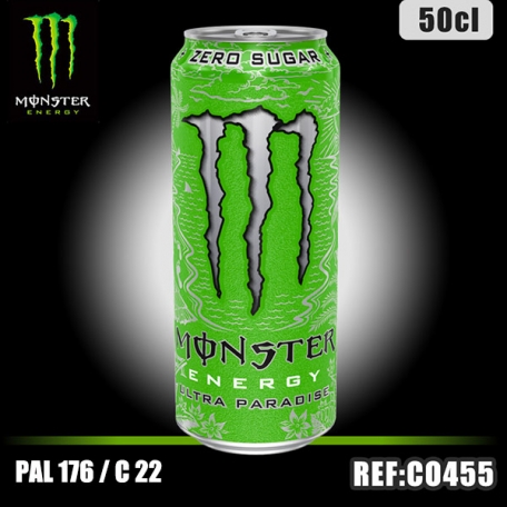 MONSTER ULTRA PARADISE 50CL dont taxe edulcorant 0,0202€ht