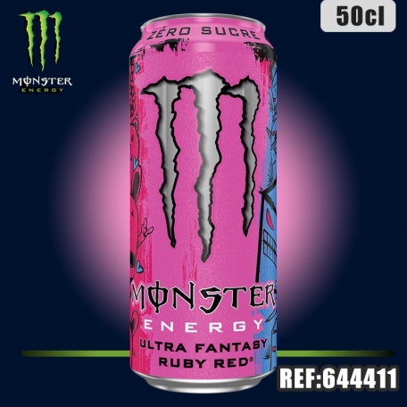 MONSTER ULTRA FANTASY RUBY RED Bte 50CL dont taxe edulc. 0.0202€ht