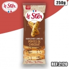 LE STER MADELEINES LONGUES PEPITES CHOCO 250G