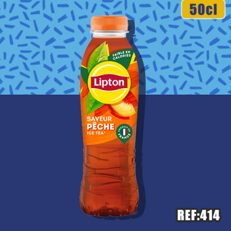 LIPTON ICE TEA PECHE 50cl PET dont taxe sucre 0,02ht
