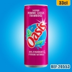 OASIS POMME CASSIS FRAMBOISE 33cl SLIM dont taxe sucre 0,025€ht