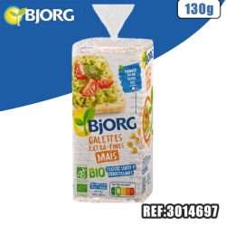 BJORG GALETTES MAIS EXTRA FINES 130G