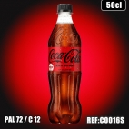 COCA COLA SANS SUCRE 50CL PET dont taxe edulc 0,0202€ht