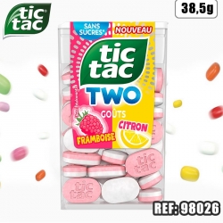 TIC TAC TWO FRAMBOISE CITRON 38.5G