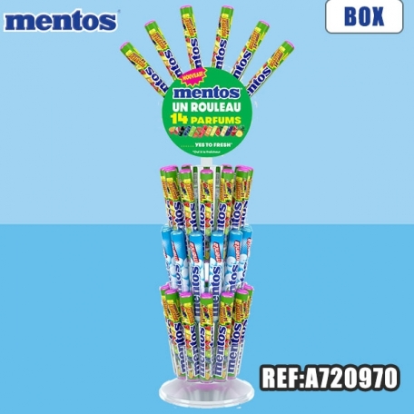 MENTOS PRESENTOIR ROULEAUX