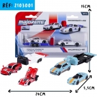 MAJORETTE PORSCHE assortis