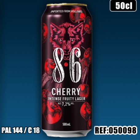 86 CHERRY 7.2% 50cl Canette