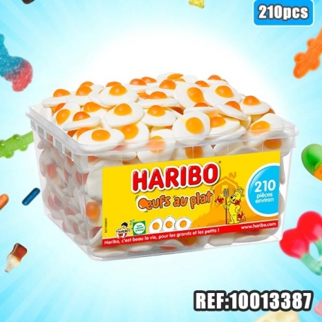 HARIBO colis OEUF AU PLAT x210pcs