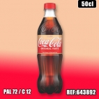 COCA COLA VANILLE 50cl PET dont taxe sucre 0.1777€ht