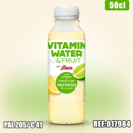 VITAMIN WATER REFRESH CITRON CITRON VERT PET 50cl