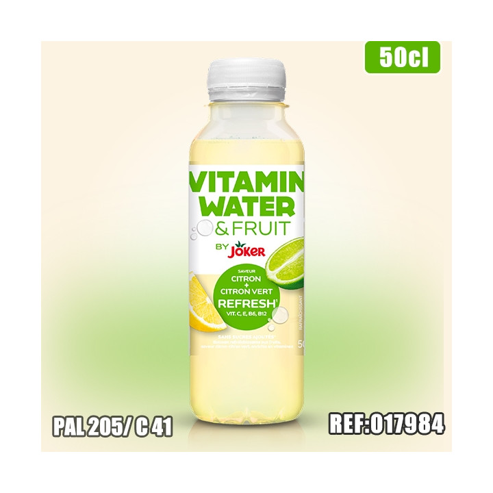 VITAMIN WATER REFRESH CITRON CITRON VERT PET 50cl