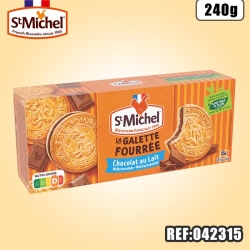 ST MICHEL GALETTE FOURREE CHOCOLAIT 240G