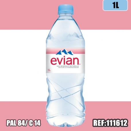 EVIAN 1L PET