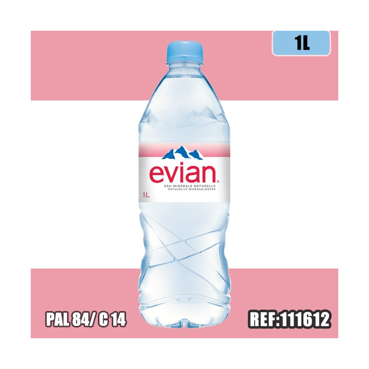 EVIAN 1L PET
