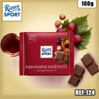 RITTER RHUM RAISIN 100 G