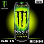 MONSTER NITRO SUPER DRY Bte 50CL dont taxe sucre 0.1952€ht