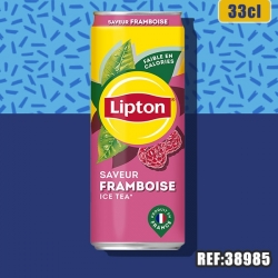 LIPTON FRAMBOISE 33CL SLIM dont taxe sucre 0.021€ht 