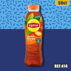 LIPTON ICE TEA PECHE 50cl PET dont taxe sucre 0,02ht