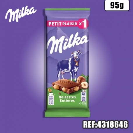 MILKA LAIT NOISETTE TABLETTE 95G