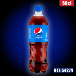 PEPSI REGULAR 50cl PET dont taxe sucre 0,0491€ht