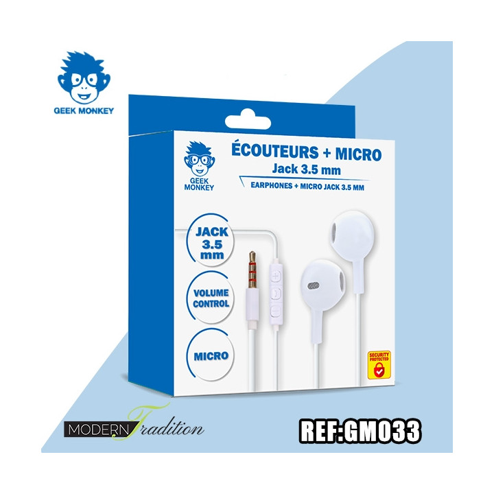 GM-ECOUTEUR + MICRO + eco 0.02€
