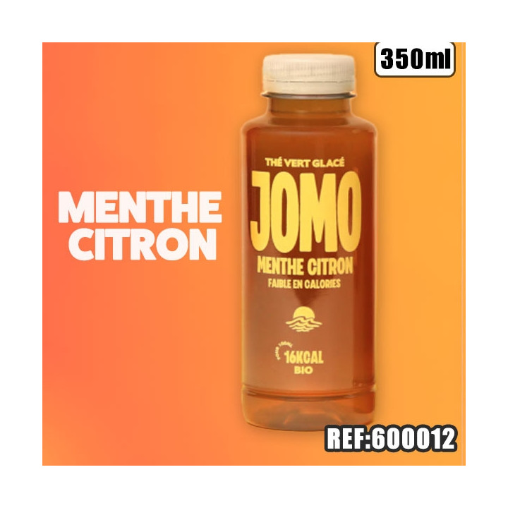 JOMO THE GLACE MENTHE-CITRON 350ML dont taxe sucre 0.0377€ht