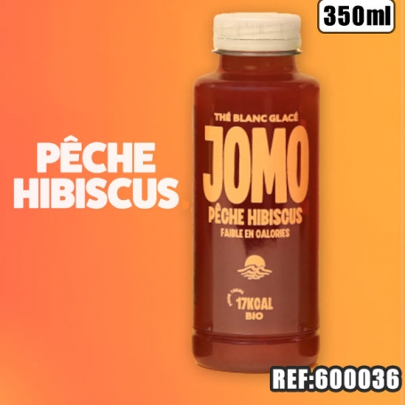 JOMO THE GLACE PECHE-HIBISCUS 350ML dont taxe sucre 0.0377€ht