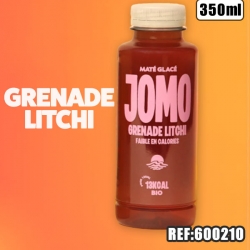 JOMO MATE GLACE GRENADE-LICHI 350ML dont taxe sucre 0.0377€ht