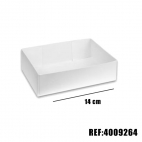 CAISSE PATISSIERE BLANCHE 14CM pqt 100