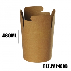 POT A PATES BRUN 480ml x50