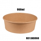 POT CARTON KRAFT BRUN 960ML x50