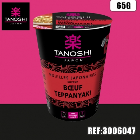 TANOSHI - NOUILLES BOEUF 65 G