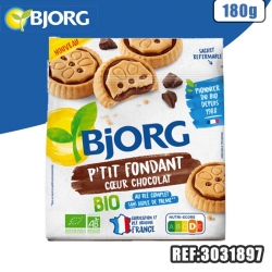 BJORG P'TIT FONDANT COEUR CHOCO 180G