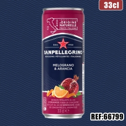 SAN PELLEGRINO ORANGE GRENADE 33cl SLIM dont taxe sucre 0.069€ht