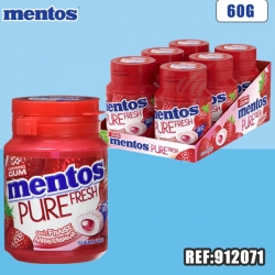 MENTOS BOTTLE PURE FRESH FRAISE 60G