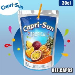CAPRI-SUN TROPICAL MINI POCHE 20CL dont taxe sucre 0.04€ht