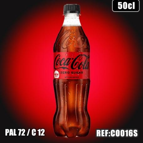 COCA COLA SANS SUCRE 50CL PET dont taxe edulc 0,0202€ht