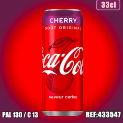 COCA COLA CHERRY 33CL SLIM dont taxe sucre 0.1173€ht