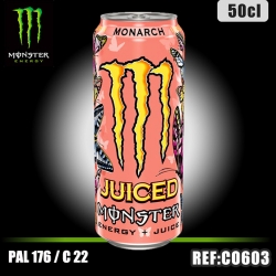 MONSTER MONARCH Bte 50CL dont taxe sucre 0.1952€ht