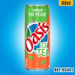OASIS THE PECHE 33cl SLIM dont taxe sucre 0.015€ht
