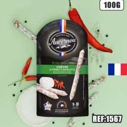 AUVERNOU CHEVRE PIMENT STICK 100g