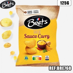 BRET'S CHIPS SAUCE CURRY 125G