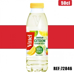VITTEL CITRON -CITRON VERT 50cl PET dont taxe sucre 0.02€ht
