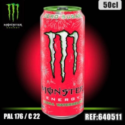 MONSTER WATERMELON Bte 50CL dont taxe edulc. 0.0202€ht***