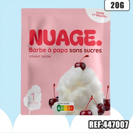 NUAGE - BARBE A PAPA CERISE 20G